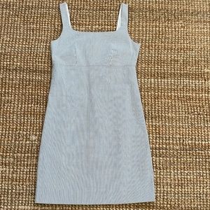 NWT, JCREW Seersucker Dress, Blue, Size 2P